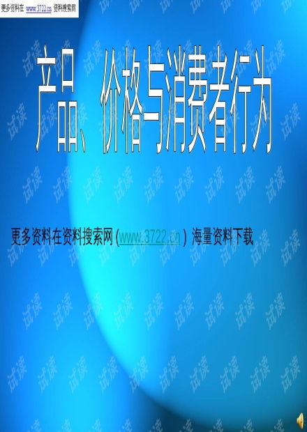 产品价格与消费者行为 营销管理中的关键要素